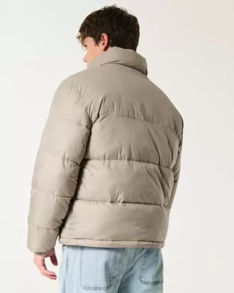 Boxy Zip-Up Pufferjacka