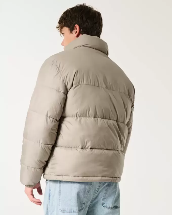 Boxy Zip-Up Pufferjacka Boxy Zip-Up Pufferjacka