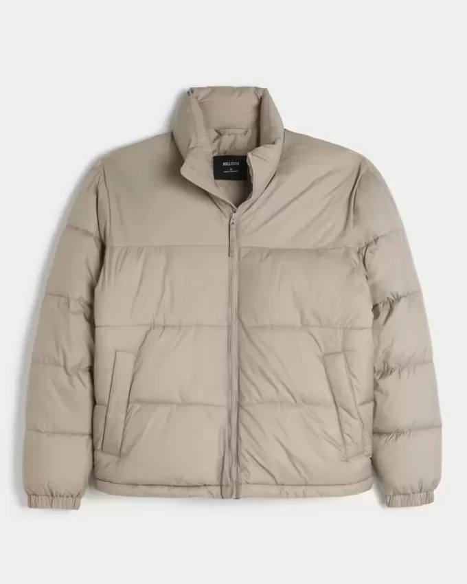 Boxy Zip-Up Pufferjacka Boxy Zip-Up Pufferjacka