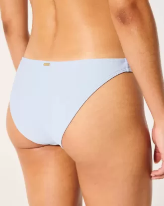 Broderad låg-Rise Cheeky bikinibotten