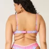 Broderad Stitch Plunge Bikinitopp med bygel Broderad Stitch Plunge Bikinitopp med bygel