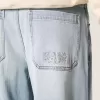 Broderade Light Wash Skater Baggy Jeans Broderade Light Wash Skater Baggy Jeans