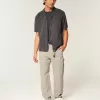 Broderade lösa målarjeans Broderade lösa målarjeans