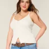 Button-Through Sweater Tank