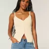 Button-Through Sweater Tank
