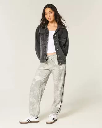 Camo Baggy fleece joggingbyxor