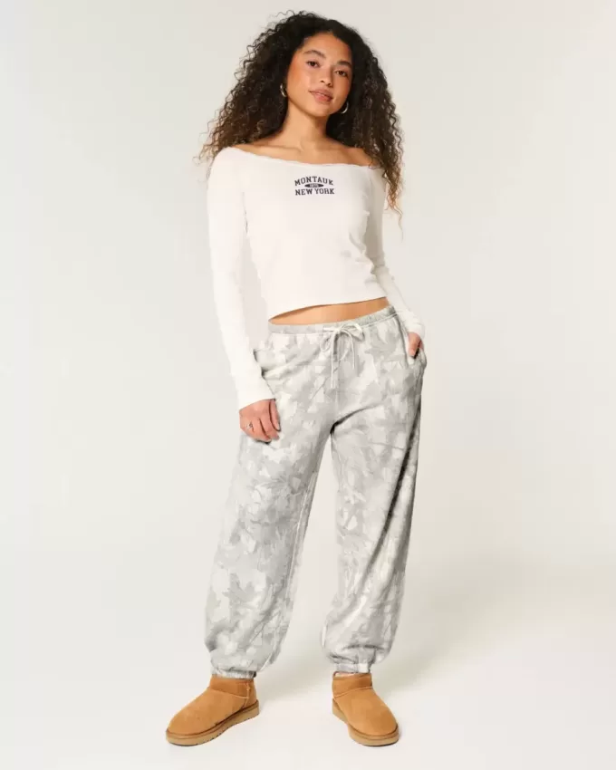 Camo Baggy fleece joggingbyxor Camo Baggy fleece joggingbyxor