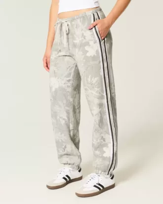 Camo Baggy fleece joggingbyxor