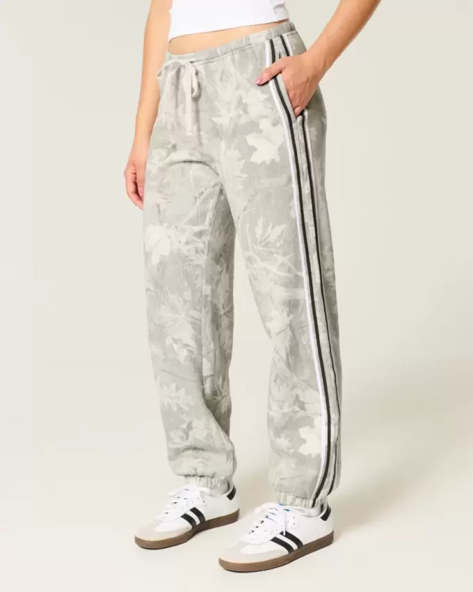 Camo Baggy fleece joggingbyxor