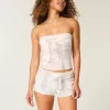 Camo Fleece Mini Shorts