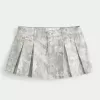 Camo Plisserad Mini Skort