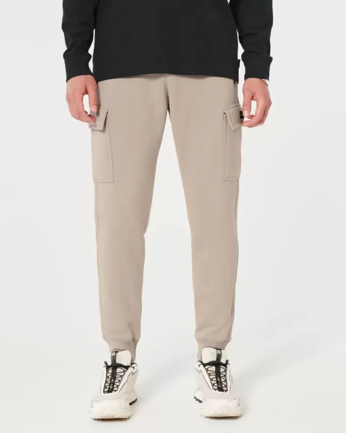 Cargo joggingbyxor i fleece