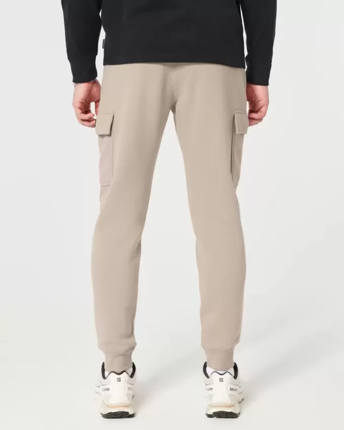 Cargo joggingbyxor i fleece