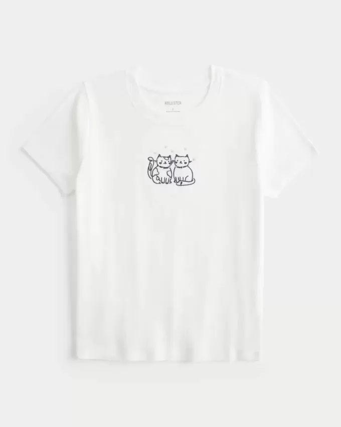 Cat grafisk babytröja Cat grafisk babytröja
