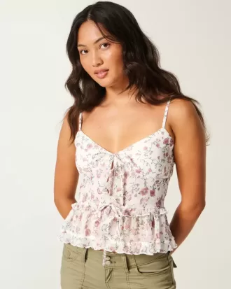 Chiffong Ruffle Cami