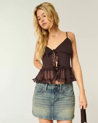Chiffong Ruffle Cami