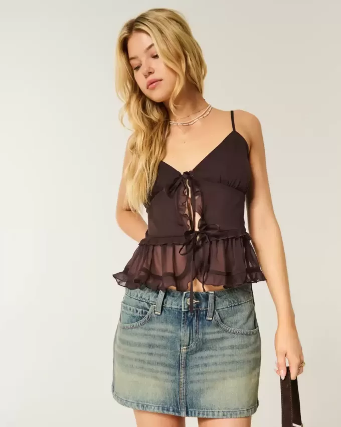 Chiffong Ruffle Cami Chiffong Ruffle Cami