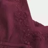 Crinkle Shine Flyaway Babydoll Top Crinkle Shine Flyaway Babydoll Top