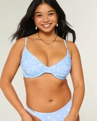 Curvy Bygel Plunge Bikinitopp