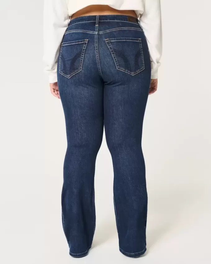 Curvy High-Rise Dark Wash Flare Jeans Curvy High-Rise Dark Wash Flare Jeans