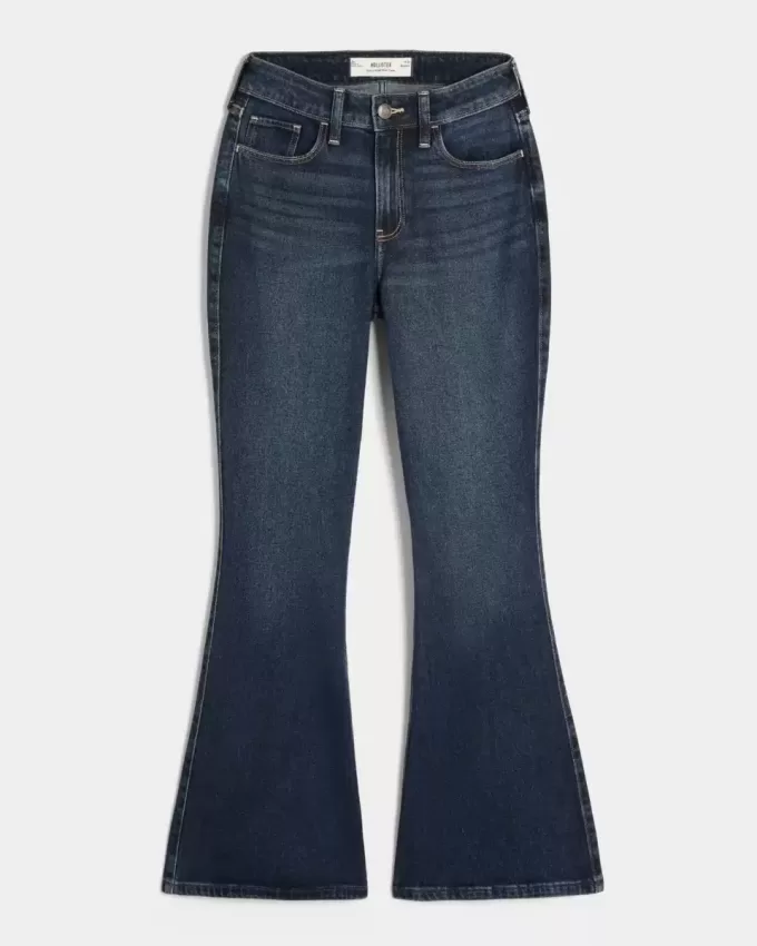 Curvy High-Rise Dark Wash Flare Jeans Curvy High-Rise Dark Wash Flare Jeans