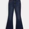 Curvy High-Rise Dark Wash Flare Jeans Curvy High-Rise Dark Wash Flare Jeans
