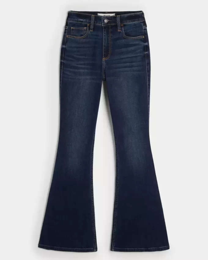 Curvy High-Rise Dark Wash Flare Jeans Curvy High-Rise Dark Wash Flare Jeans