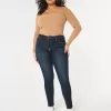Curvy High-Rise Dark Wash Jean Leggings Curvy High-Rise Dark Wash Jean Leggings