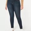Curvy High-Rise Dark Wash Jean Leggings Curvy High-Rise Dark Wash Jean Leggings
