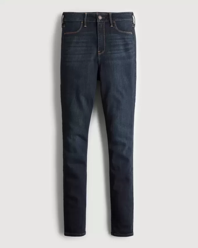 Curvy High-Rise Dark Wash Jean Leggings Curvy High-Rise Dark Wash Jean Leggings