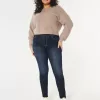 Curvy High-Rise Dark Wash Super Skinny Jeans Curvy High-Rise Dark Wash Super Skinny Jeans