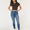 Curvy High-Rise Dark Wash Super Skinny Jeans Curvy High-Rise Dark Wash Super Skinny Jeans
