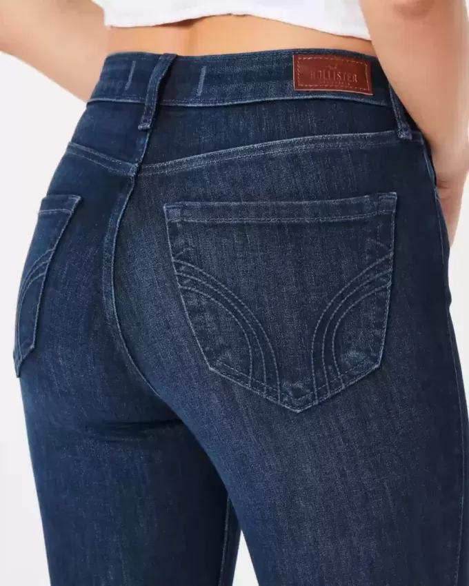 Curvy High-Rise Dark Wash Super Skinny Jeans Curvy High-Rise Dark Wash Super Skinny Jeans