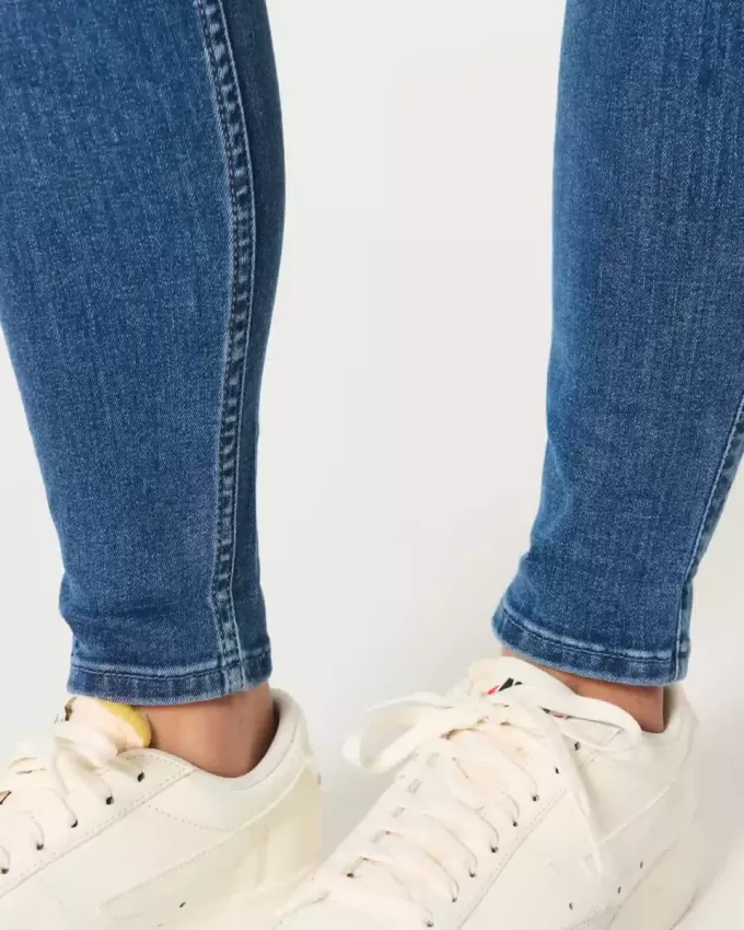 Curvy High-Rise Dark Wash Super Skinny Jeans Curvy High-Rise Dark Wash Super Skinny Jeans