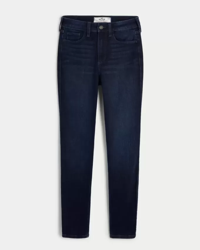 Curvy High-Rise Dark Wash Super Skinny Jeans Curvy High-Rise Dark Wash Super Skinny Jeans