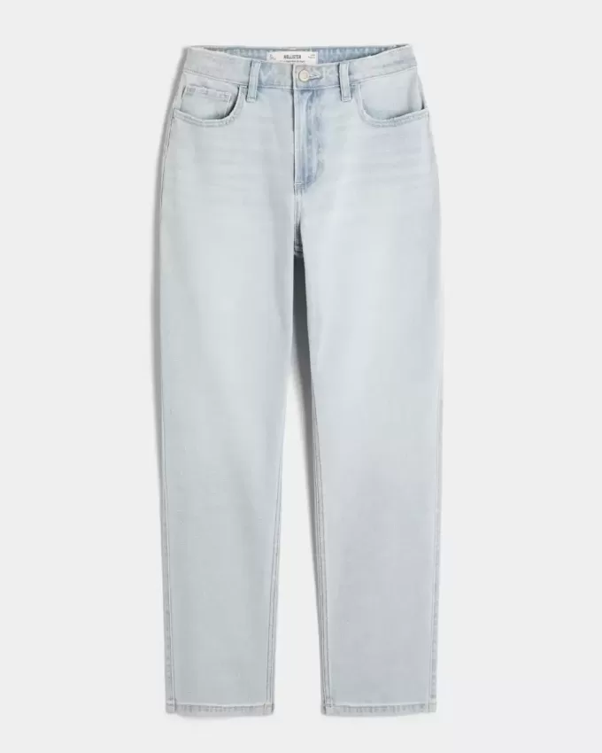 Curvy High-Rise Light Wash Straight Jeans Curvy High-Rise Light Wash Straight Jeans