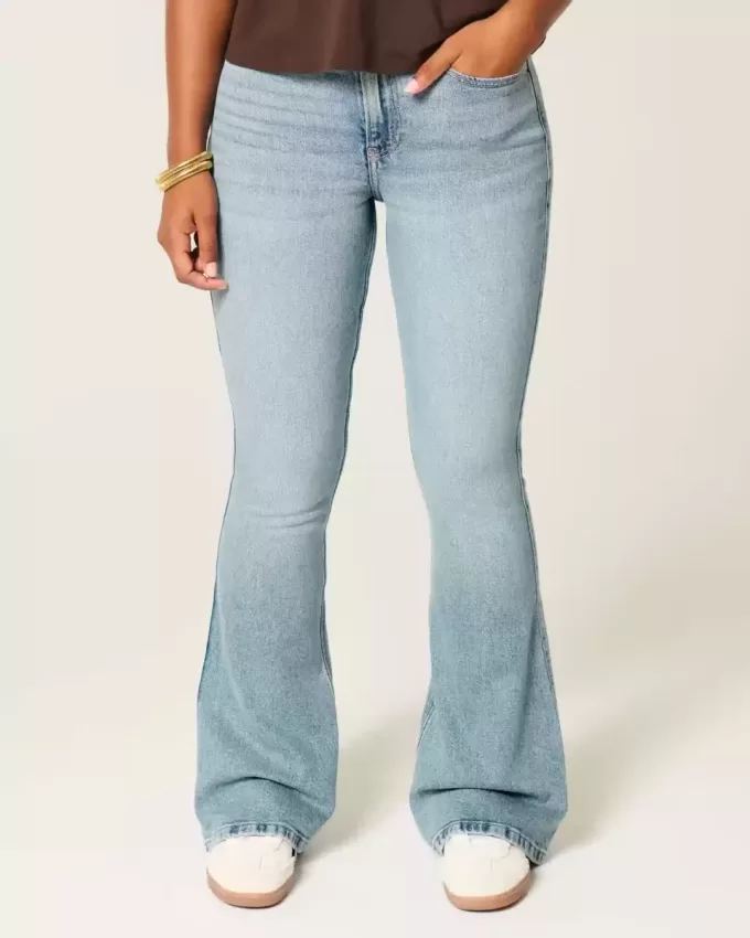 Curvy High-Rise Medium Wash Flare Jeans Curvy High-Rise Medium Wash Flare Jeans