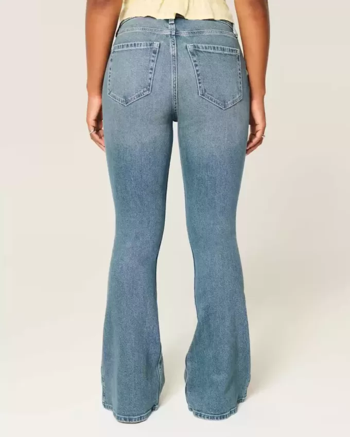 Curvy High-Rise Medium Wash Flare Jeans Curvy High-Rise Medium Wash Flare Jeans