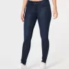 Curvy Low-Rise Dark Wash Super Skinny Jeans Curvy Low-Rise Dark Wash Super Skinny Jeans