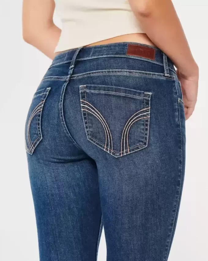 Curvy Low-Rise Dark Wash Super Skinny Jeans Curvy Low-Rise Dark Wash Super Skinny Jeans