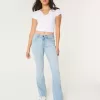 Curvy Mid-Rise Light Wash Boot Jeans Curvy Mid-Rise Light Wash Boot Jeans
