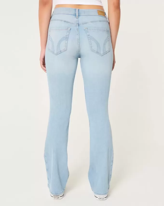 Curvy Mid-Rise Light Wash Boot Jeans Curvy Mid-Rise Light Wash Boot Jeans
