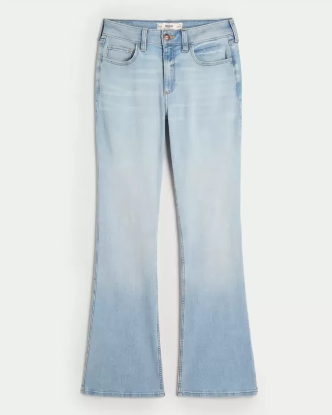 Curvy Mid-Rise Light Wash Boot Jeans Curvy Mid-Rise Light Wash Boot Jeans