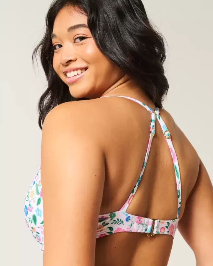 Curvy Plunge Bikinitopp med bygel Curvy Plunge Bikinitopp med bygel