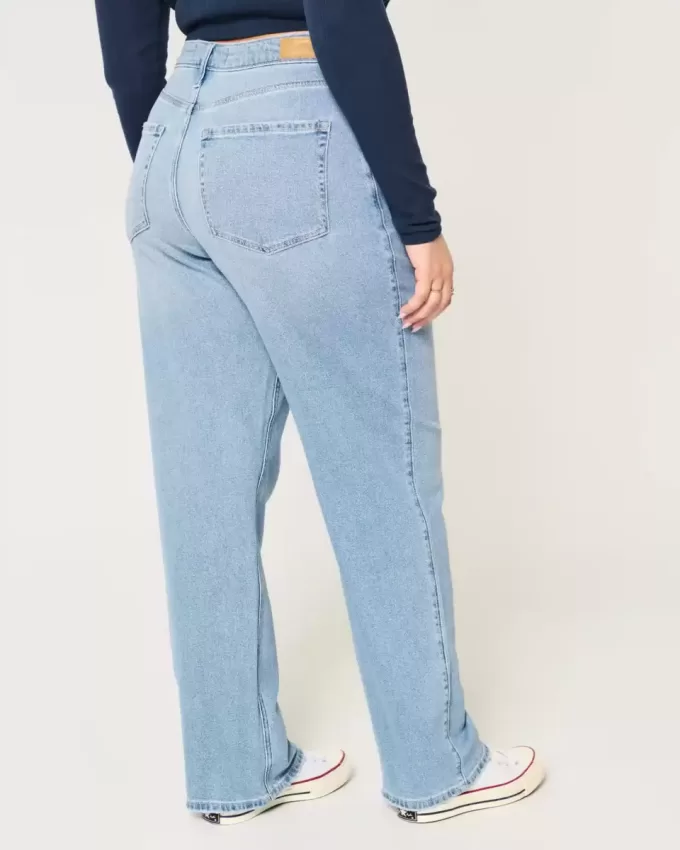 Curvy Ultra High-Rise Medium Wash Dad Jeans Curvy Ultra High-Rise Medium Wash Dad Jeans