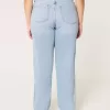 Curvy Ultra High-Rise Ripped Light Wash Dad Jeans Curvy Ultra High-Rise Ripped Light Wash Dad Jeans