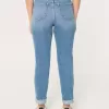 Curvy Ultra High-Rise Ripped Medium Wash Mom Jeans Curvy Ultra High-Rise Ripped Medium Wash Mom Jeans