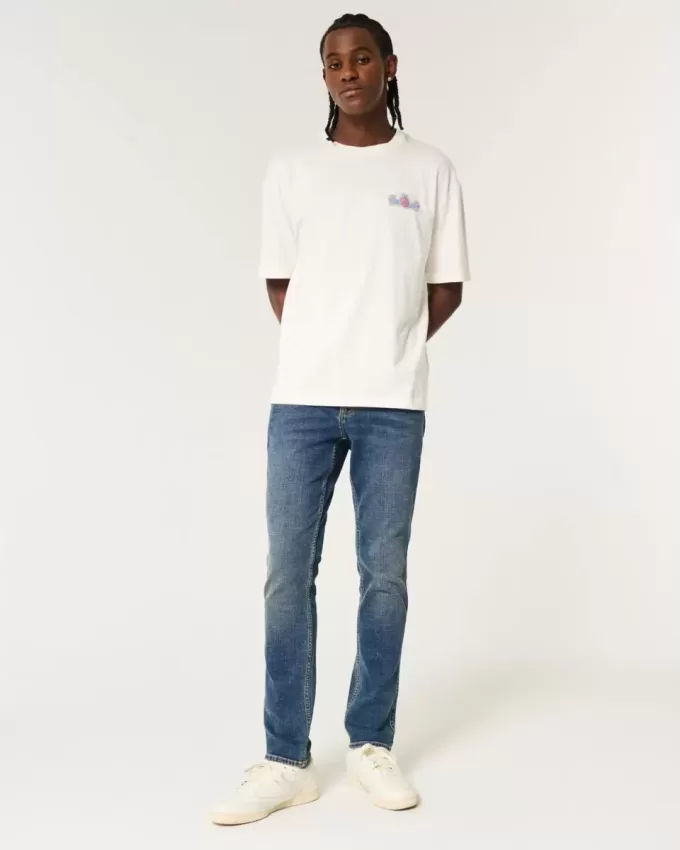 Dark Medium Wash Skinny Jeans Dark Medium Wash Skinny Jeans