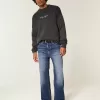 Dark Wash Baggy Bootcut Jeans Dark Wash Baggy Bootcut Jeans