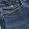Dark Wash Baggy Bootcut Jeans Dark Wash Baggy Bootcut Jeans